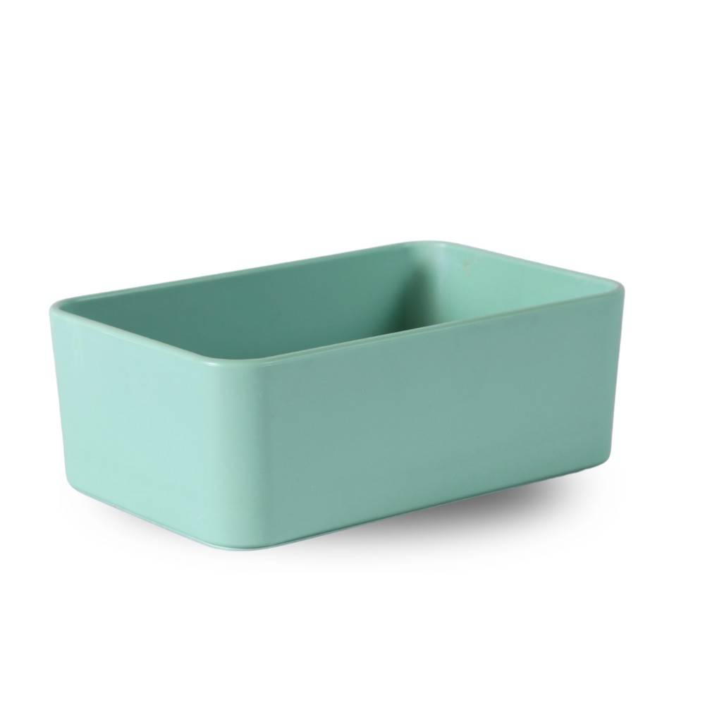 Chick'a - Mangeoire plastique rectangulaire simple vert CHICK'A