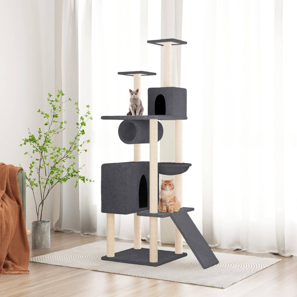 Arbre à chat  Claire-Adélaïde Naturel  91 X 52 X 168 cm  - P87209N - Image 1