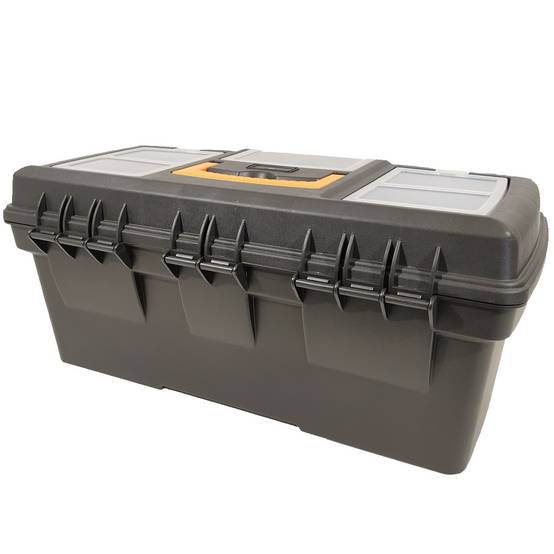 Boite à outils 21" 535 x 291 x 280 mm Grande malette 3 organiseurs sur couvercle + Porte outils interieur VITO - Imagen 2