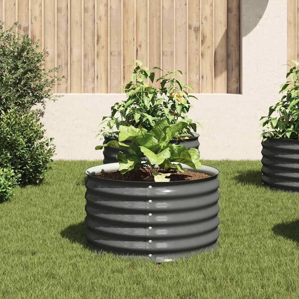 Prolenta Premium - Jardinière acier gris  80 x 80 x 44 cm  - Prolenta premium p358.3 - Image 3