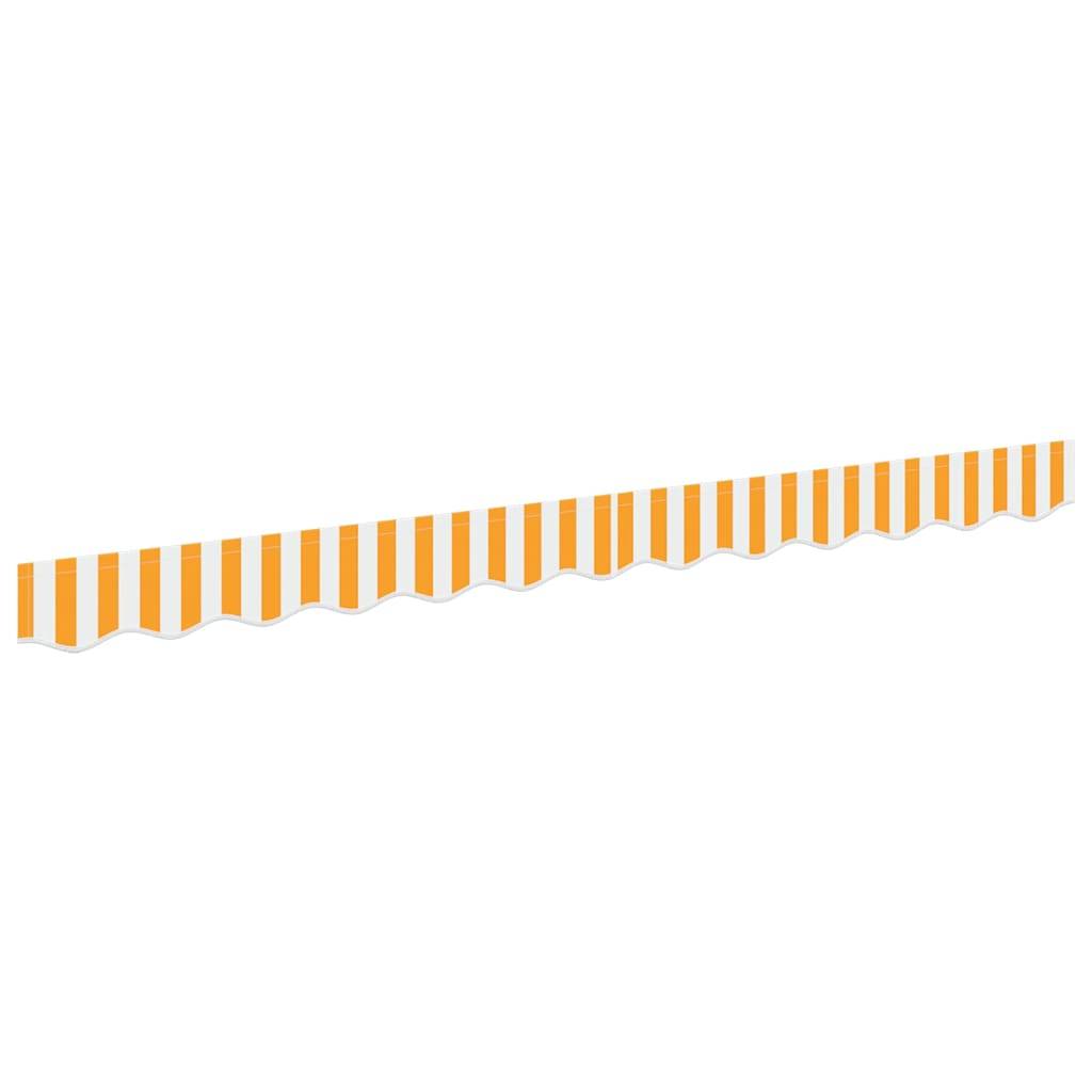 Vidaxl - Remplacement de lambrequin Jaune et blanc 2,5 m Polyester vidaXL 42000680 - Imagen 2