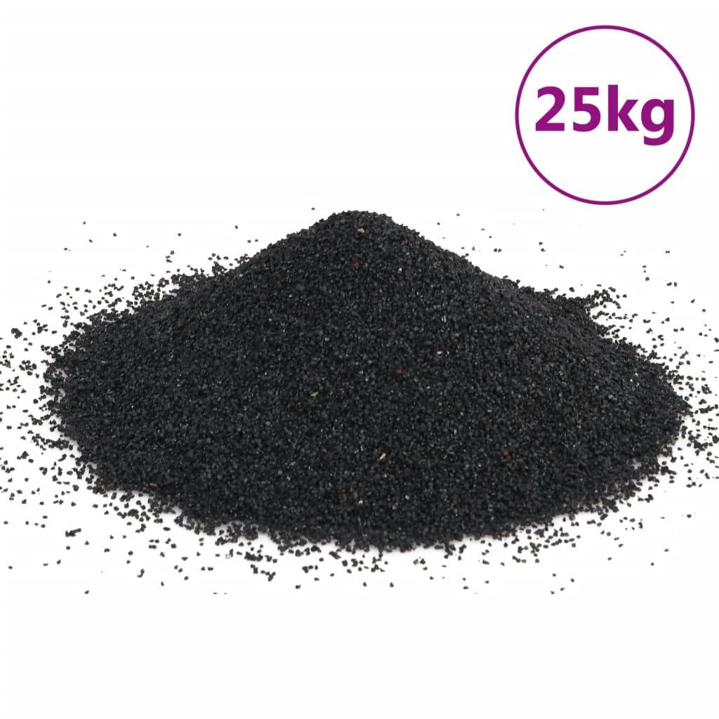 Vidaxl - Sable pour aquarium 25 kg noir 0,2-2 mm vidaXL 3217157 - Image 2