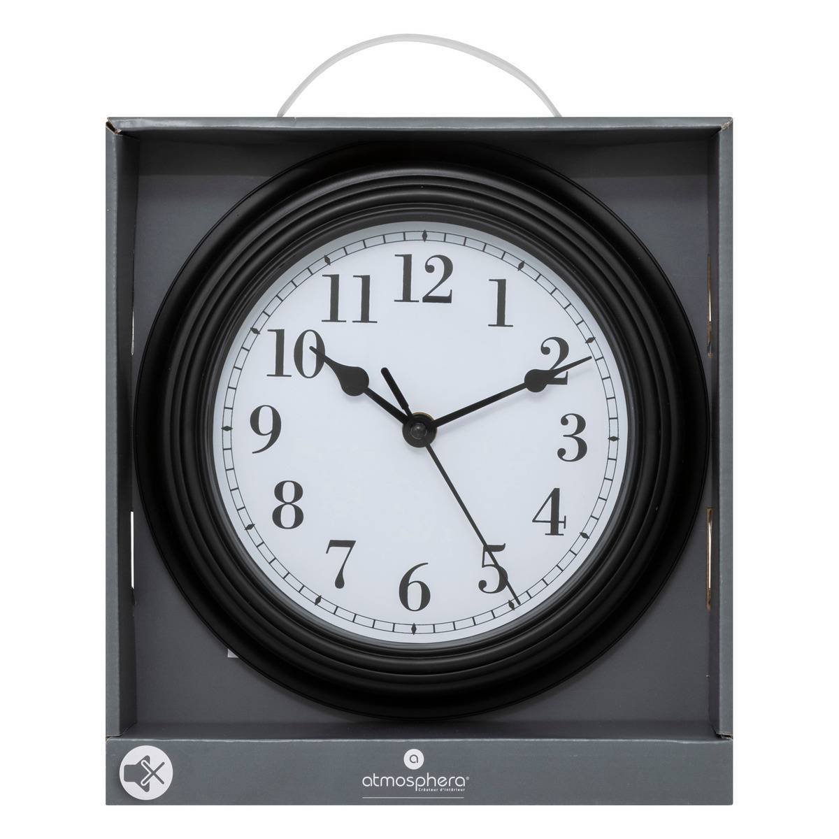 Atmosphera - Horloge "Evan" à moulures D22cm - Atmosphera Créateur d'intérieur - Image 4