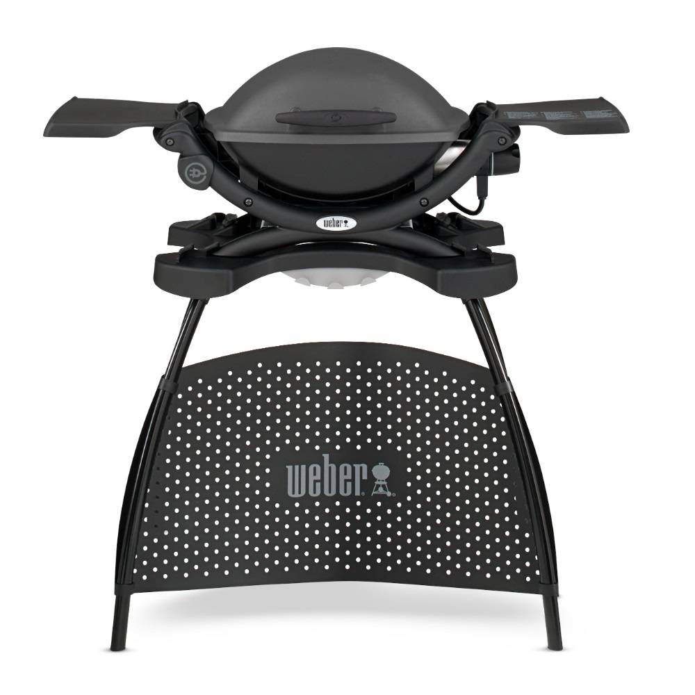Weber - Barbecue électrique sur pieds 2200w gris foncé Q1400STAND Weber - Imagen 1