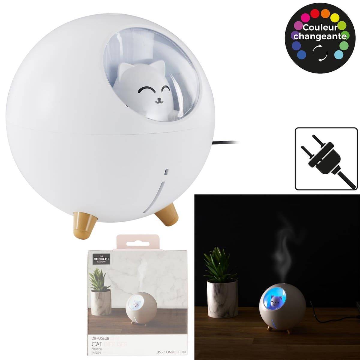 ALTOBUY - Diffuseur de Parfum d'Ambiance Chat, Design Mignon et Pour un Salon Parfumé - CHAFUM - Image 9