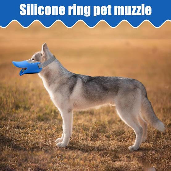 IntiMeg - Muselière bleue pour chien forme de bec de canard IntiMeg - Image 2