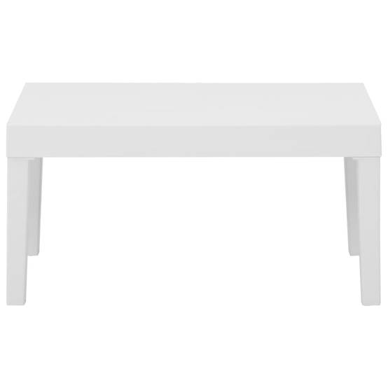 Salon de Jardin 2 pcs Canapé et Table Basse Plastique Coussins Blanc – ComfortXL Outdoor Living - Image 5