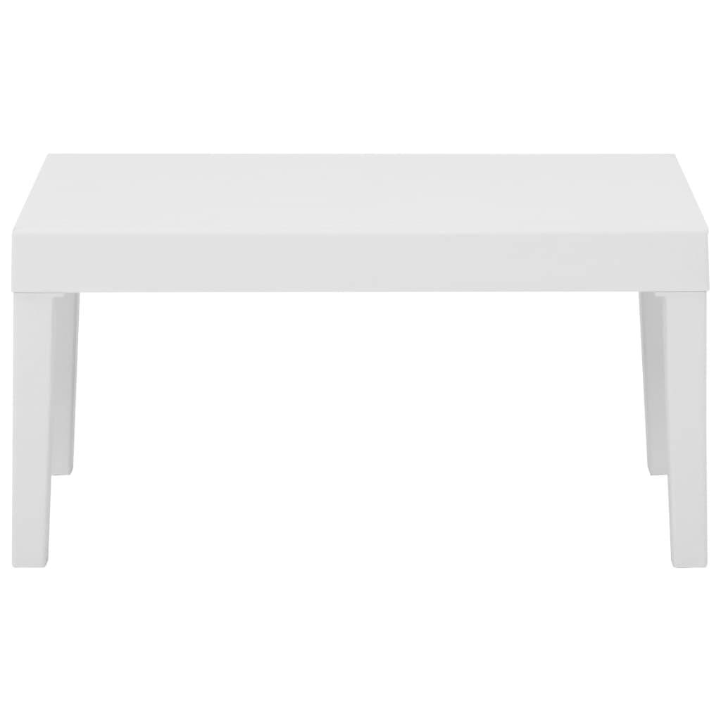 Salon de Jardin 2 pcs Canapé et Table Basse Plastique Coussins Blanc – ComfortXL Outdoor Living - Image 5
