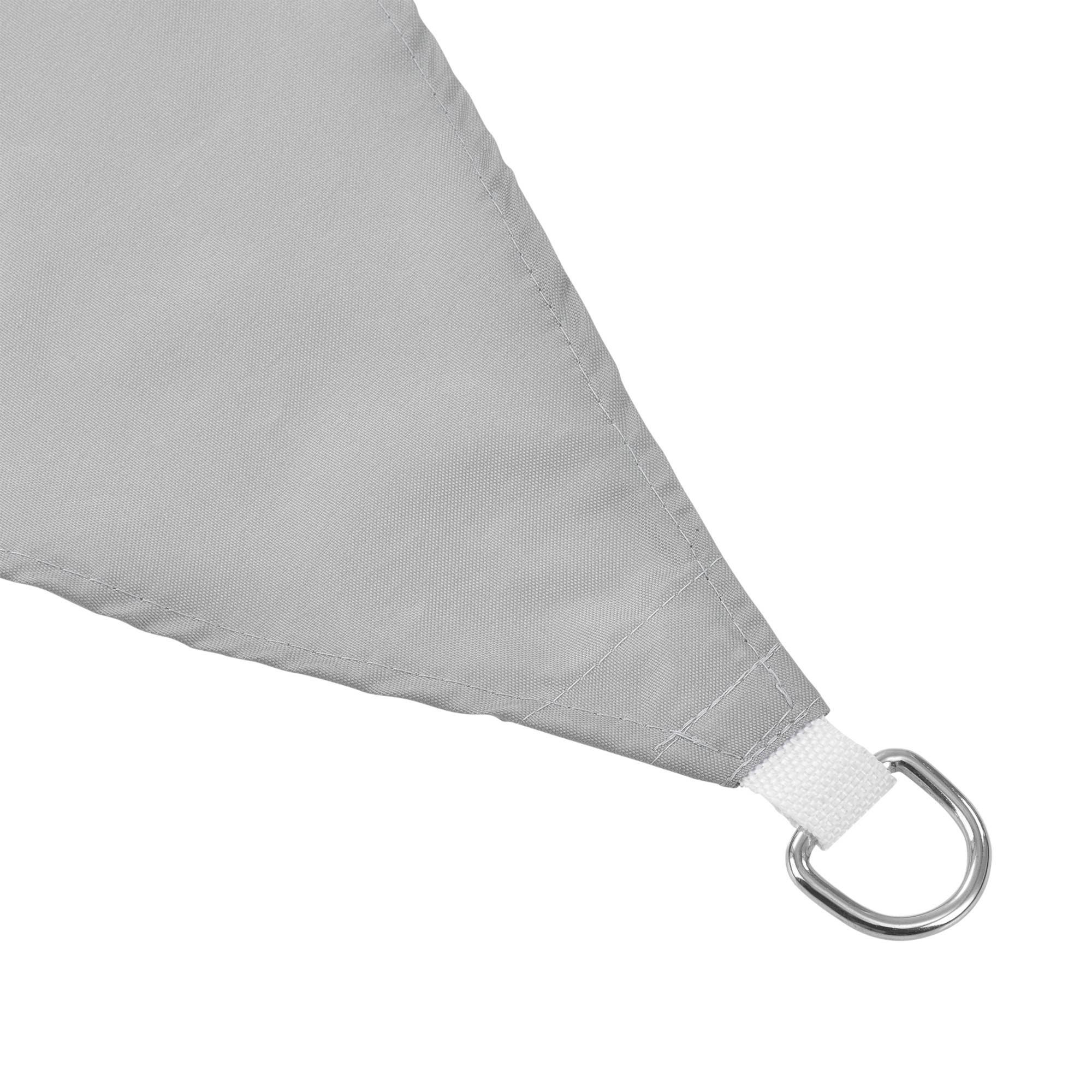 Voile d'Ombrage Lerma Rectangulaire Gris Clair 2 x 3 m [en.casa] - Image 3