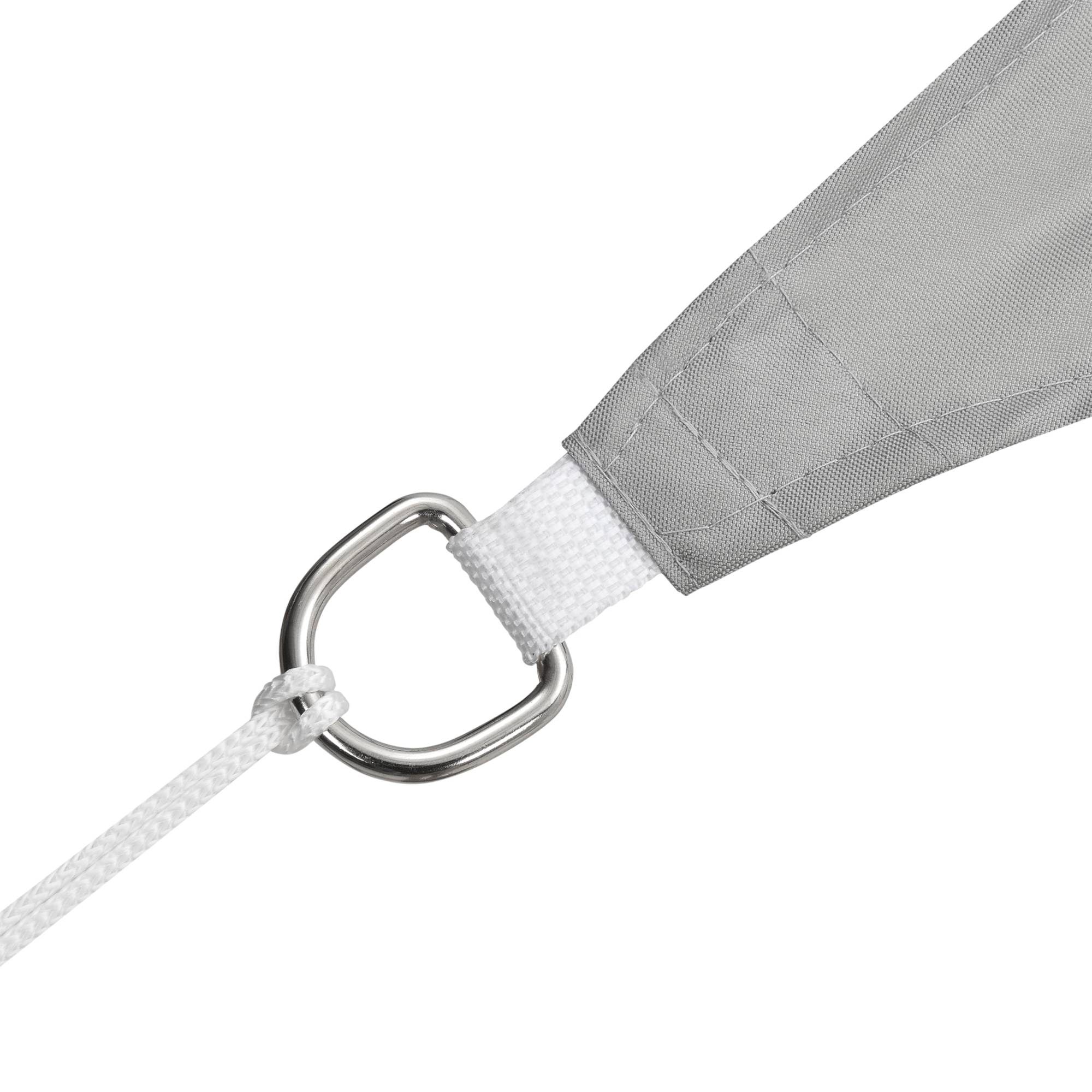 Voile d'Ombrage Lerma Rectangulaire Gris Clair 2 x 3 m [en.casa] - Image 5
