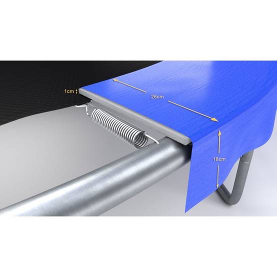Coussin de protection des ressorts pour Trampoline 8FT ø244cm Universel Classique JUMP4FUN - Image 3