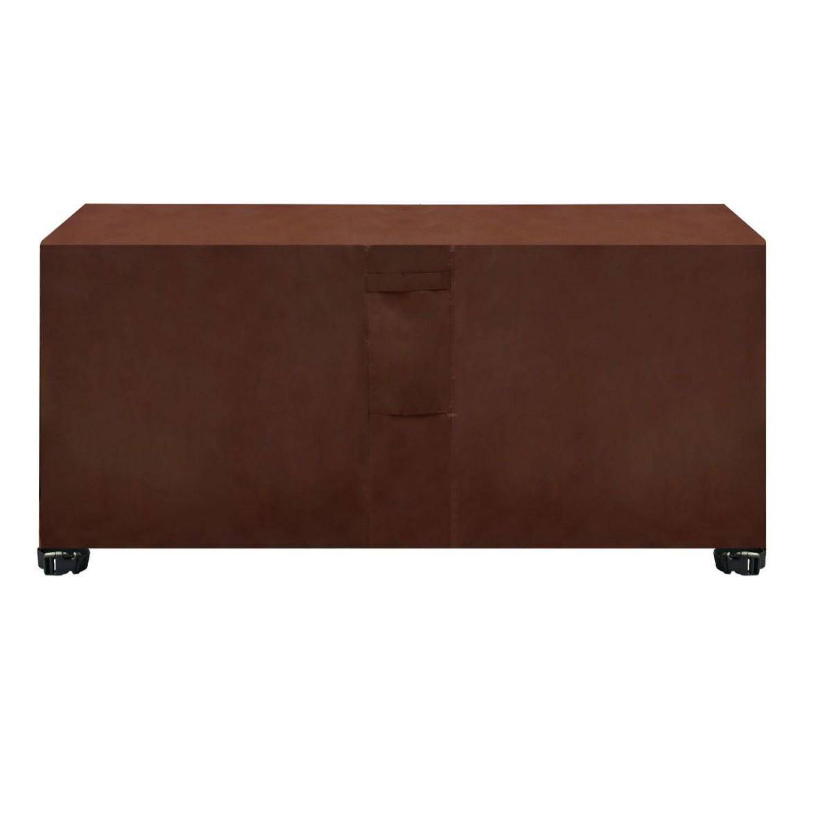 IntiMeg - Housse Salon De Jardin Rectangulaire, Patio Housse De Meuble Oxford Carré avec ÉVents, Vent ÉTanche PoussièRe-marron||200*200*80cm IntiMeg - Image 1