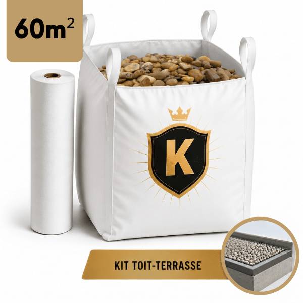 Kit étanchéité toit-terrasse bellegarde 10/16 - 60 m² - Image 1