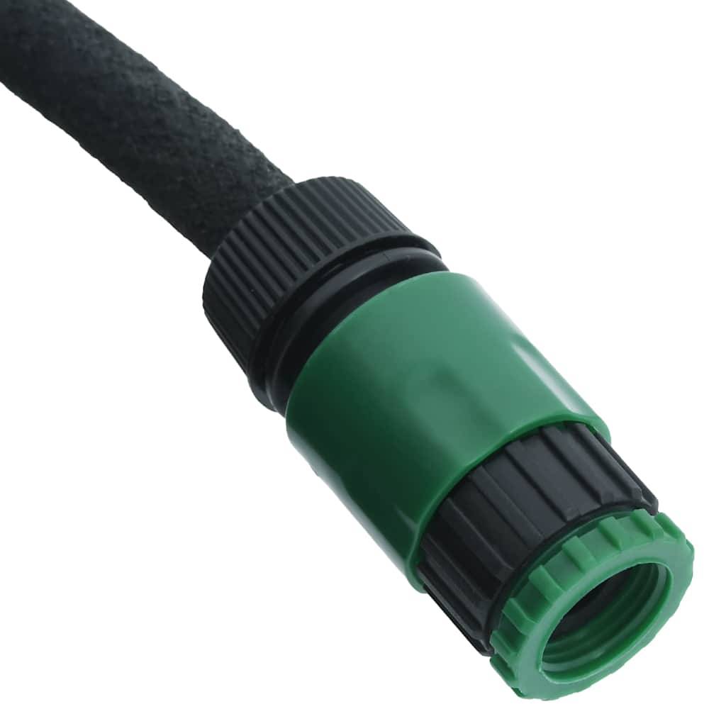 Vidaxl - Tuyau d'arrosage de jardin noir 0,6" 10 m caoutchouc vidaXL 155868 - Image 4
