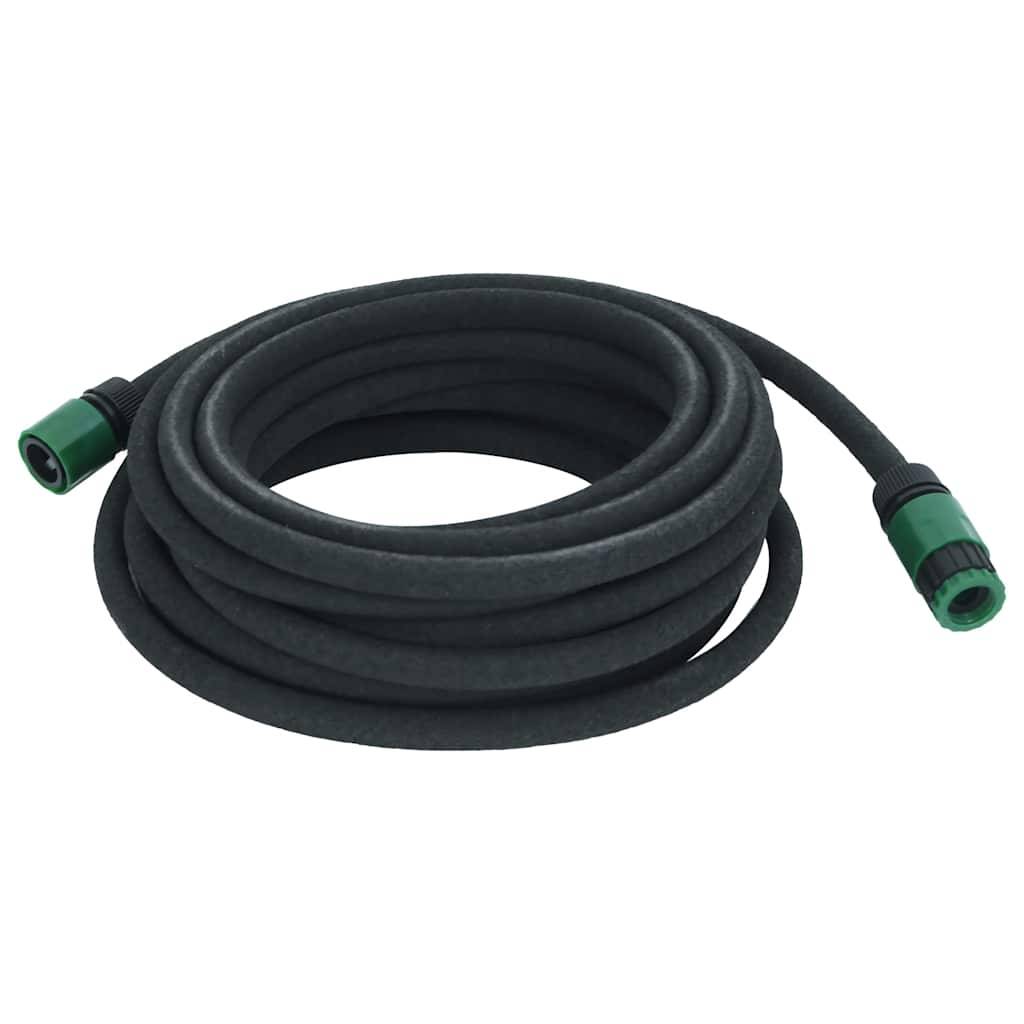 Vidaxl - Tuyau d'arrosage de jardin noir 0,6" 10 m caoutchouc vidaXL 155868 - Image 9