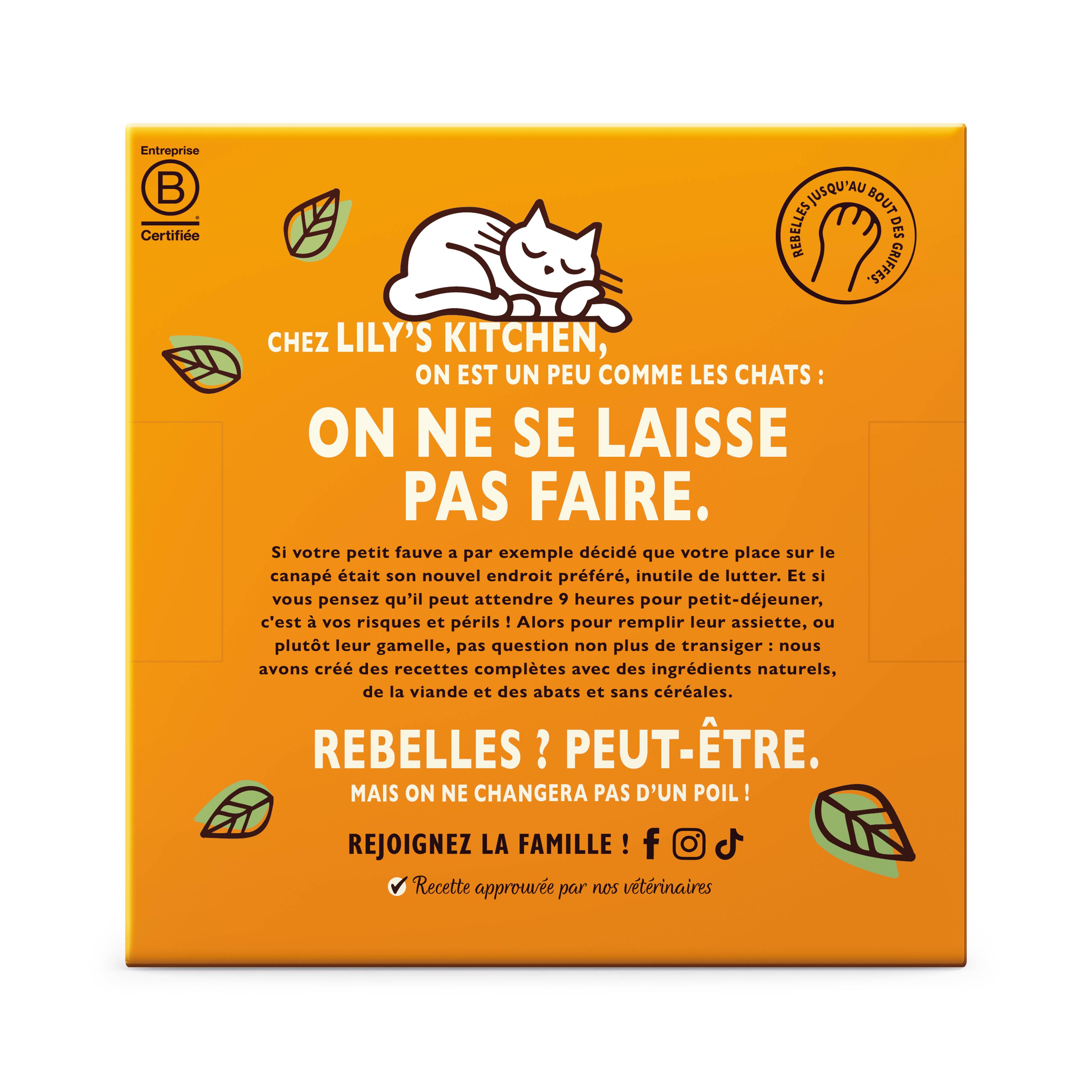 6 Lots de 8x85g - Lily's Kitchen Chat Délicieuses bouchées en sauce Multipac - Image 2