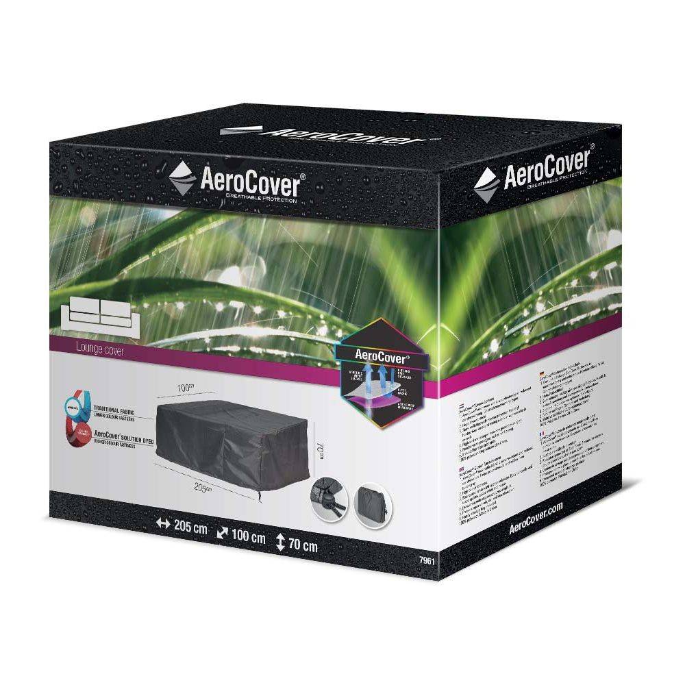 Housse de protection respirante pour banc de jardin Pour banc 205x100xH70 cm Aerocover - Imagen 2