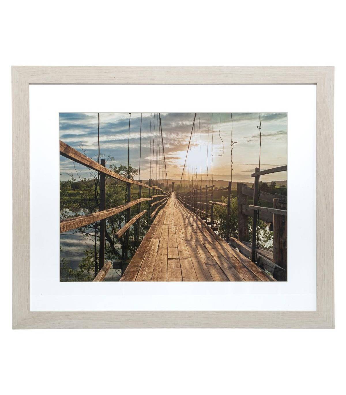 Cadre Photo en Bois et Verre pour Photo 40 x 50 cm - Imagen 1