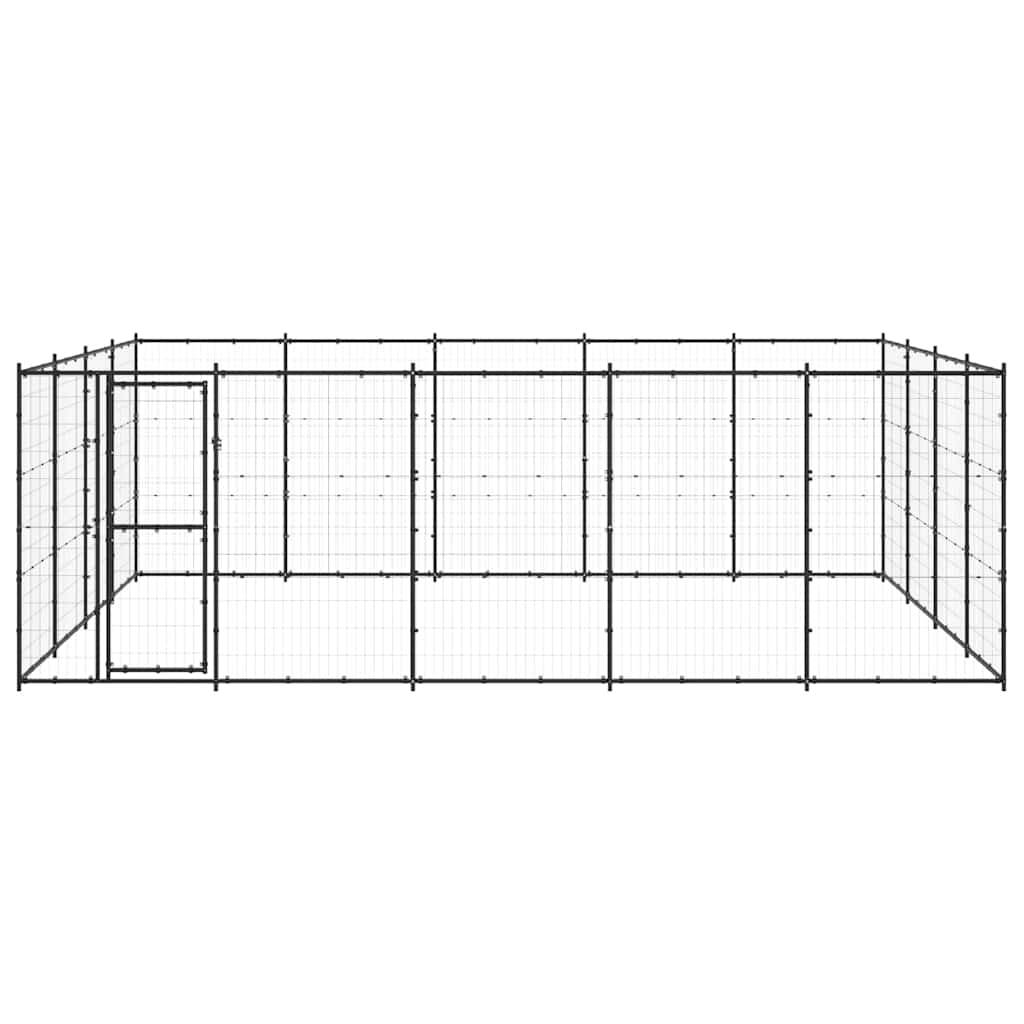 Vidaxl - Chenil d'extérieur pour chiens Acier 24,2 m² vidaXL 3082314 - Imagen 5