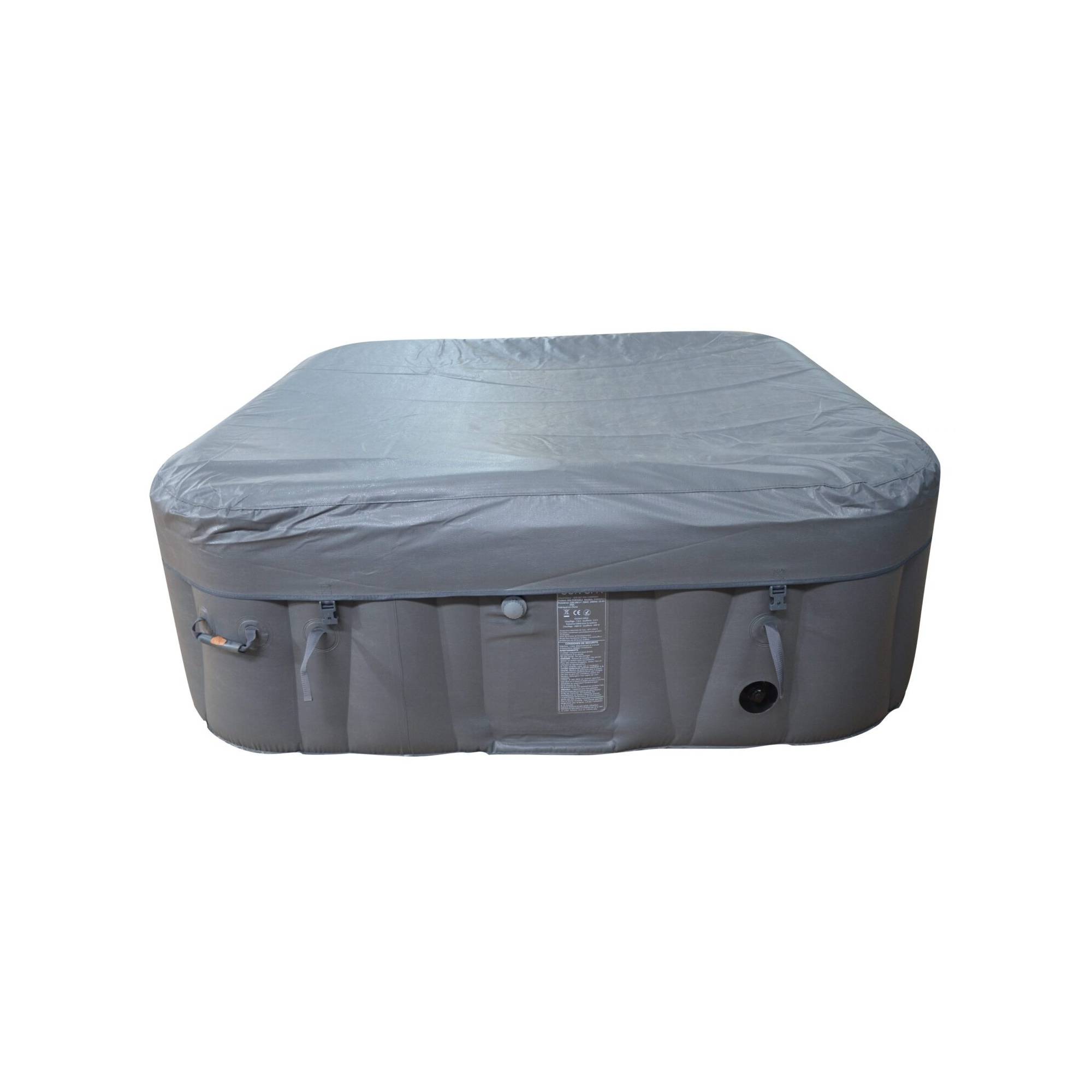Spa gonflable 4 places carré - Sunspa - Bandeau LED inclus - Dimensions : 155 x 155 cm - Imagen 5