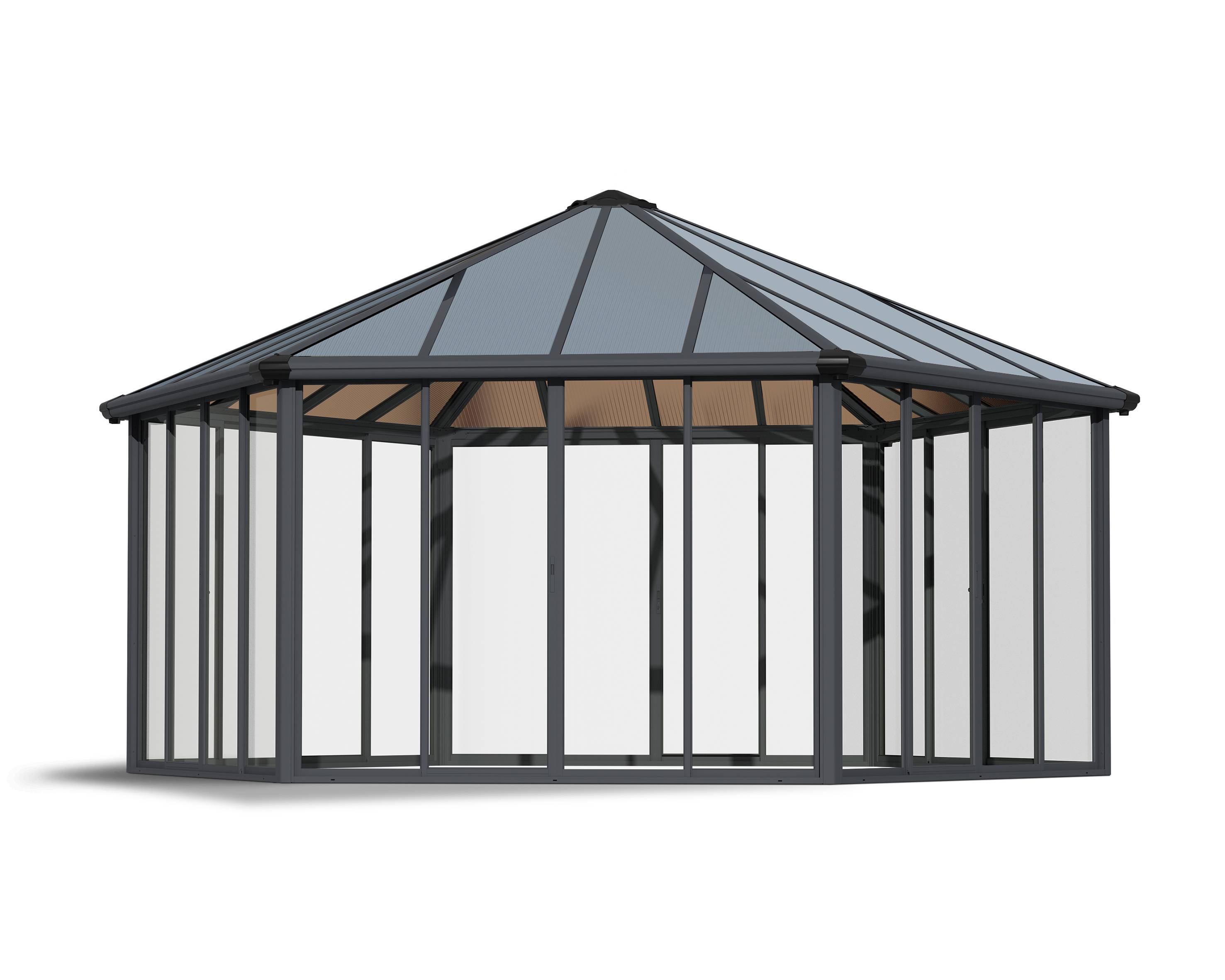 Canopia by Palram - Canopia Tonnelle de jardin fermée Gardam² 5,2X6 Gris - Imagen 1
