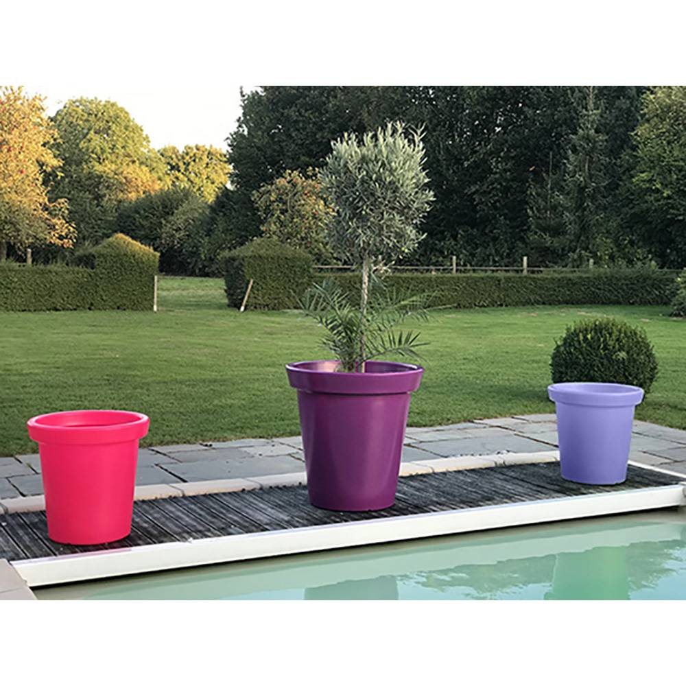 Plast'Up Rotomoulage - Pot de fleurs rond xxl delight 75l- lot de 2 - Image 4