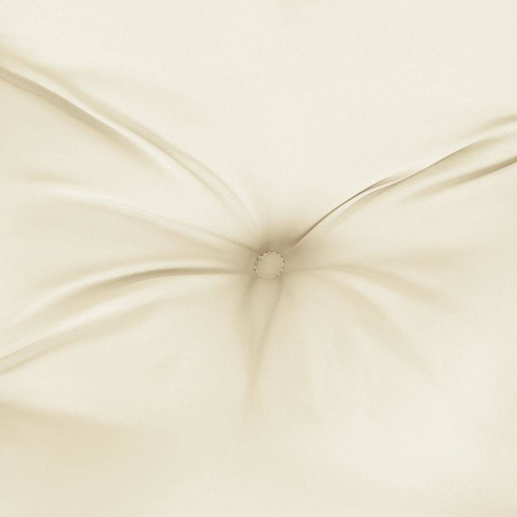 Coussin d'extérieur - Coussin de palette - Coussin de Siège pour intérieur et extérieur crème 120x40x12 cm tissu - Image 7