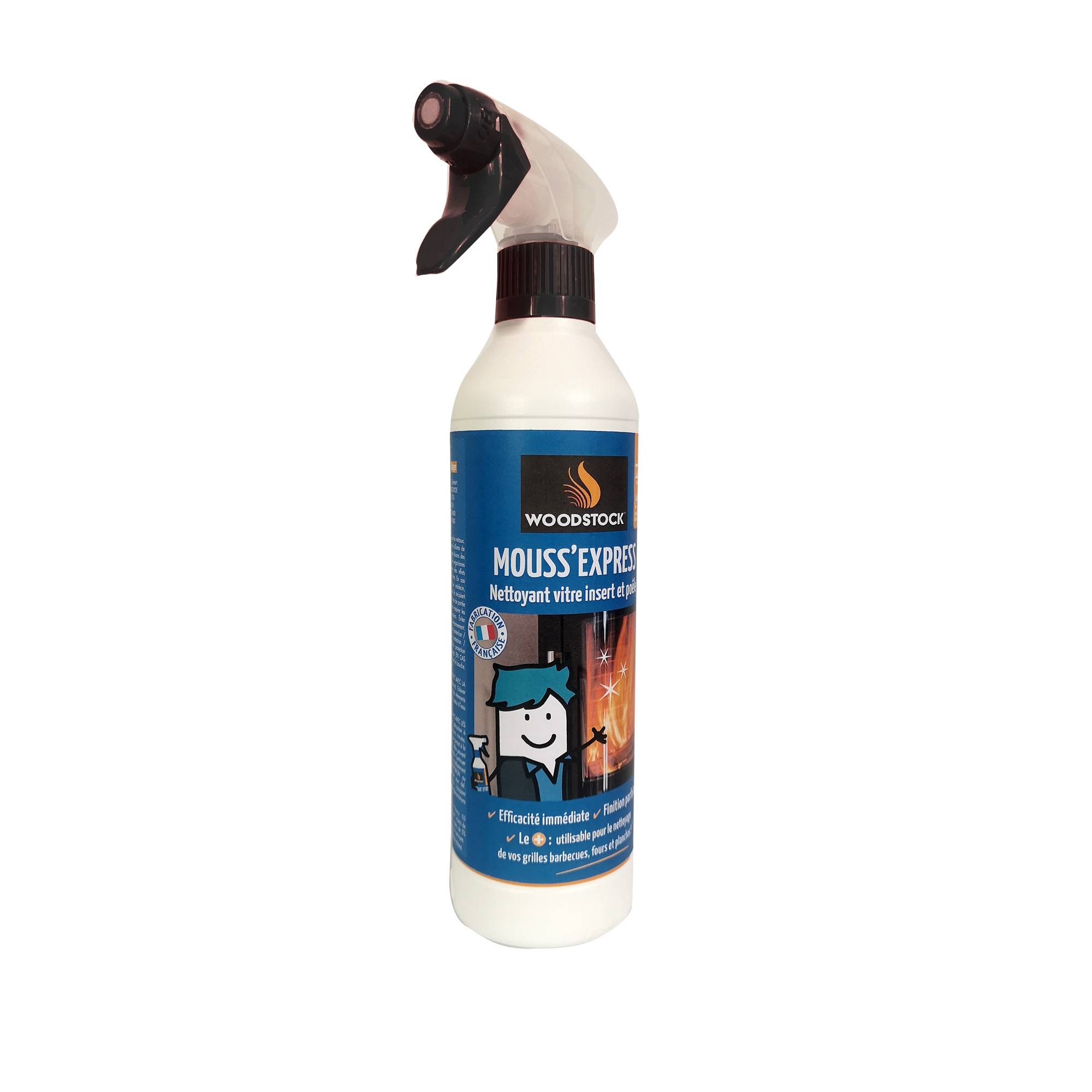 Nettoyant vitre insert et poêle Mouss'Express Woodstock®
