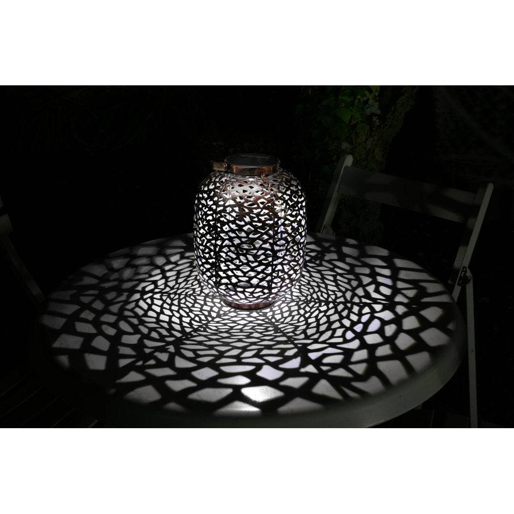 Linterna solar - GALIX - G2002 - Metal cobrizo - LED blanca 10 lúmenes - H35 cm - Imagen 4