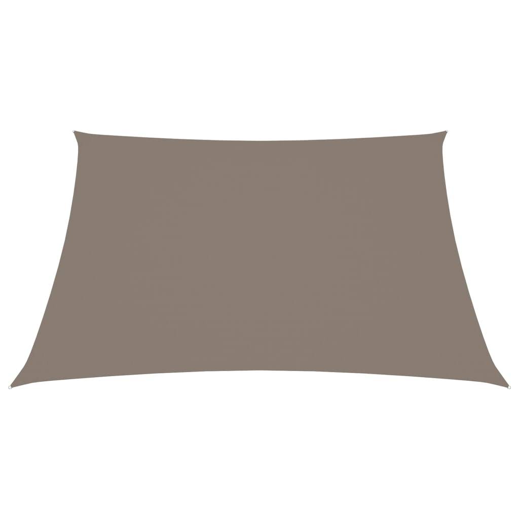 Helloshop26 - Voile toile d'ombrage parasol tissu oxford carré 4 x 4 m taupe - Imagen 2