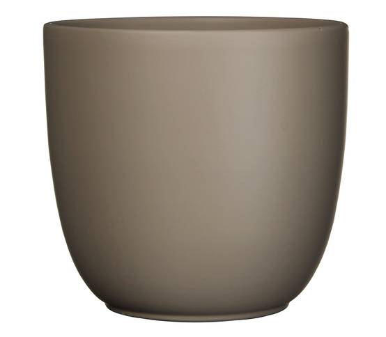 Mica Decorations - Maceta de cerámica Taupe mate 7,5 x 8,5 cm - MICA DECORATIONS