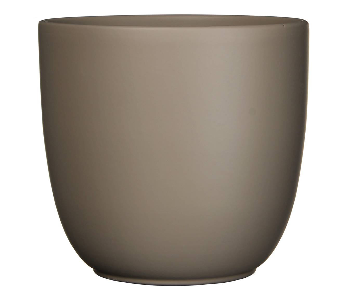 Mica Decorations - Maceta de cerámica Taupe mate 7,5 x 8,5 cm - MICA DECORATIONS