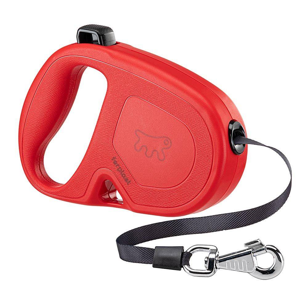 Ferplast - Ferplast Laisse Chien Enrouleur FLIPPY ONE, Laisse pour Grands Chiens jusqu'à 50 Kg. Sangle Extensible max 5 m. Bouton unique pour verrouiller et - Imagen 1