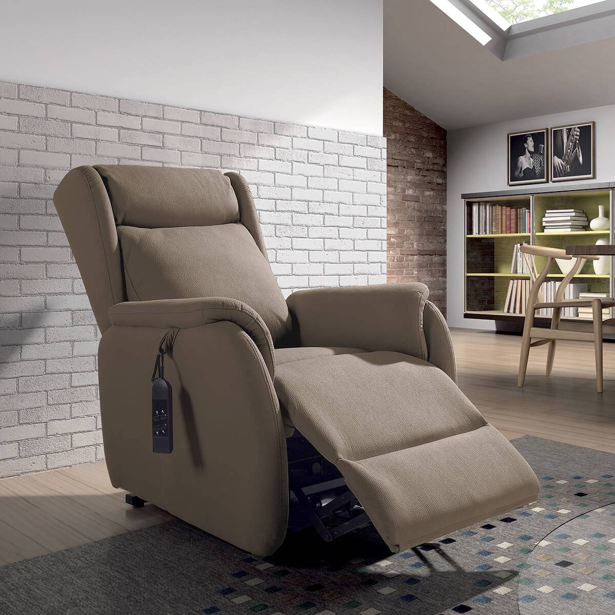 ALTOBUY - Fauteuil Releveur Beige - ZAMORA - Image 2