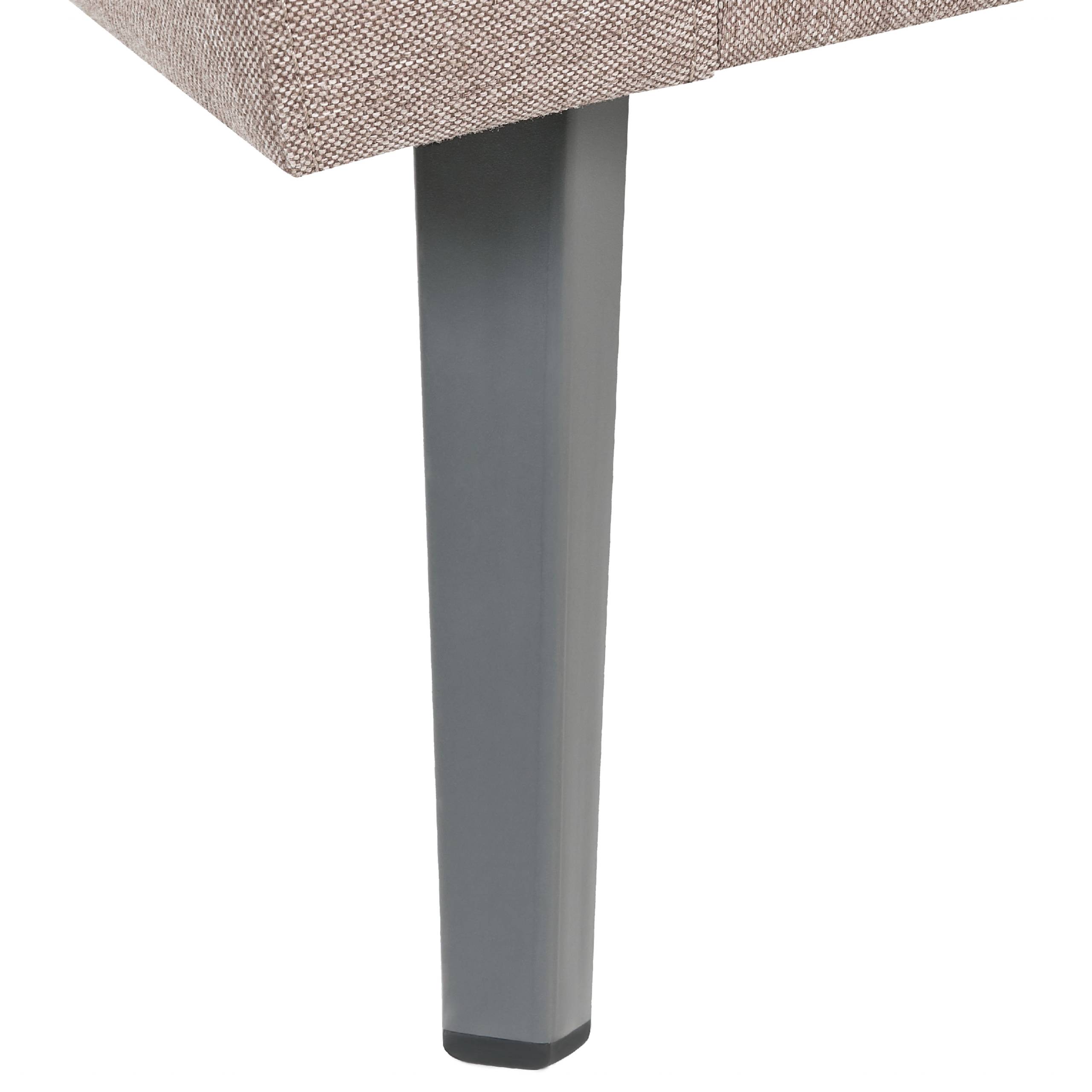 Beliani - Canapé de jardin, 3 Personnes Tissu Beige LORETELLO - Beliani - Imagen 8