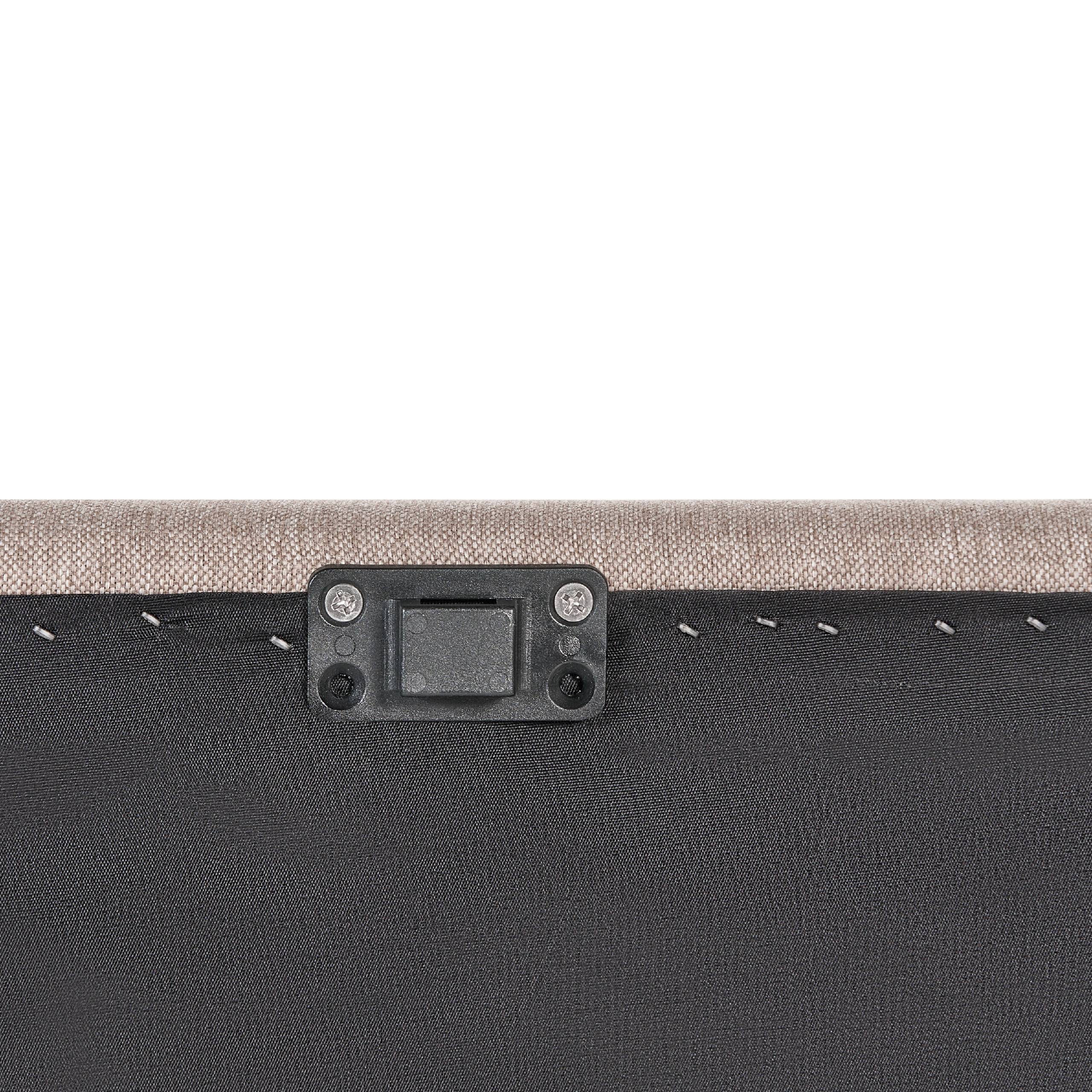 Beliani - Canapé de jardin, 3 Personnes Tissu Beige LORETELLO - Beliani - Imagen 6