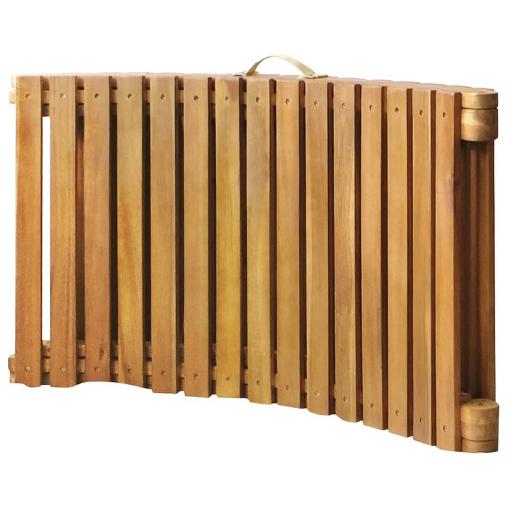 Helloshop26 - Transat chaise longue bain de soleil lit de jardin terrasse meuble d'extérieur avec coussin bois d'acacia solide - Imagen 4