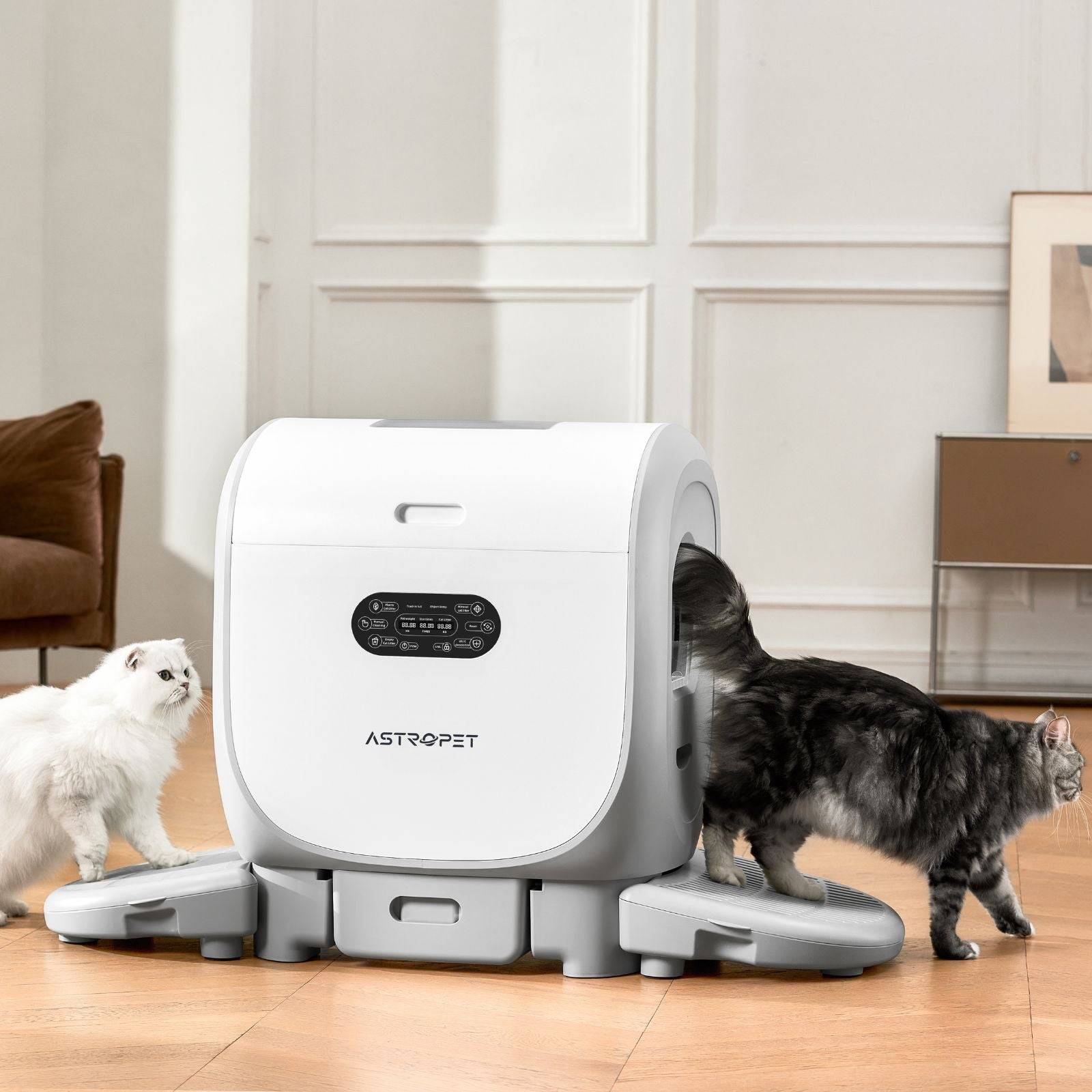 Bac à litière automatique et autonettoyant pour chat – Jupiter Series AstroPet - Imagen 5