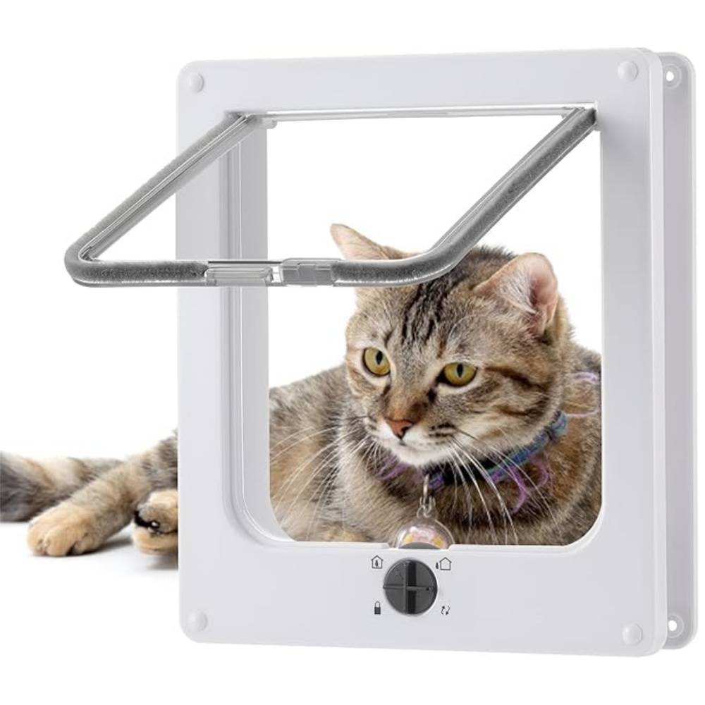 Chatière 16,5 x 16 cm Facile à installer DtopbuyAge - Blanc - Image 1