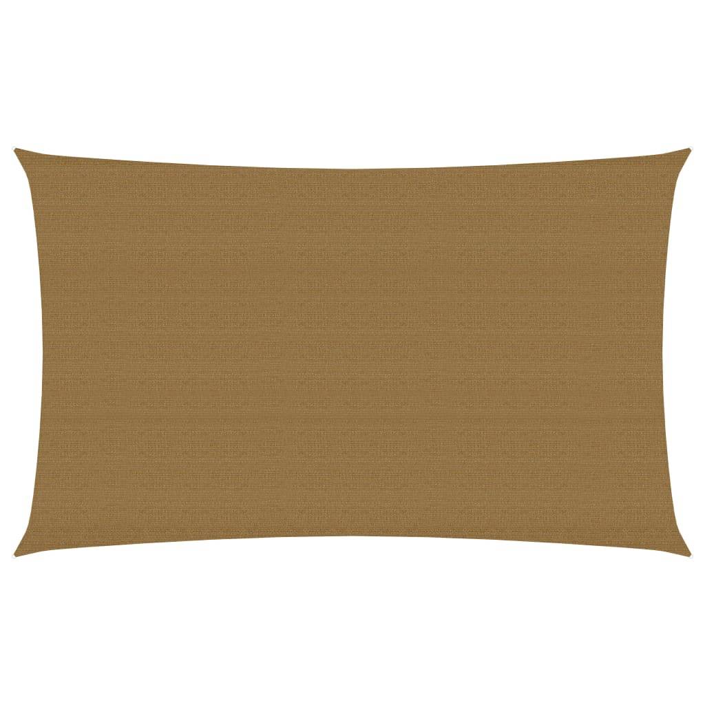 Helloshop26 - Voile d'ombrage 160 g/m² taupe 4 x 7 m PEHD - Imagen 1