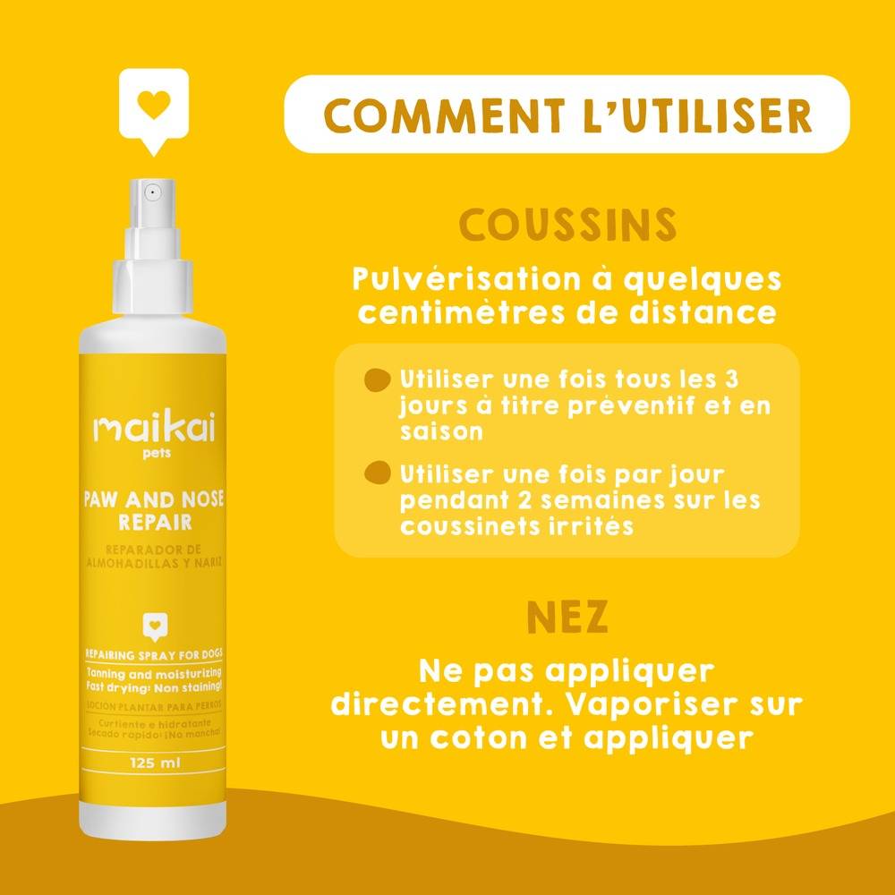 Baume Naturel en Spray pour Coussinets de Chien et chat - Protection et Soin - MAIKAI - Image 4