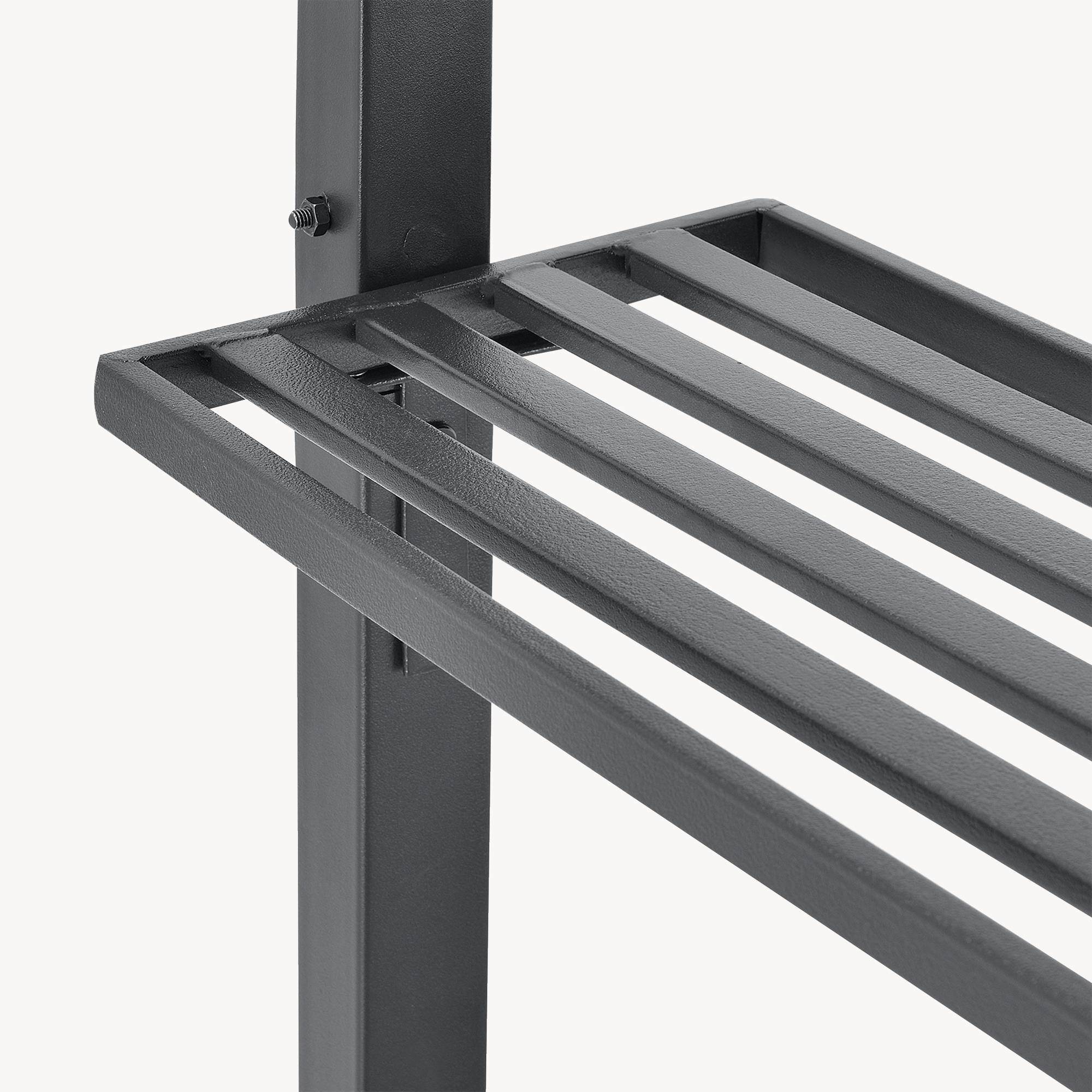 [en.casa] - Tonnelle de Barbecue Pyrgos 215 x 220 x 140 cm Anthracite Gris Foncé [en.casa] - Imagen 6