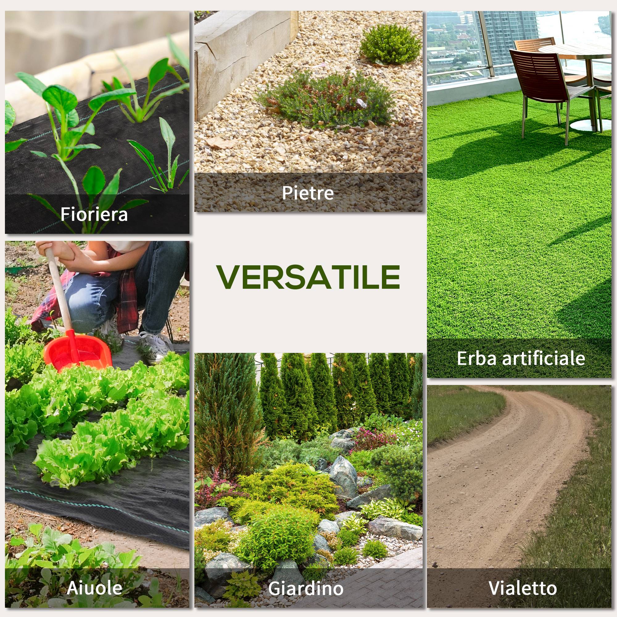 ComfortXL - Toile de paillage en polypropylène noir 2 x 100 m 60 g/m² pour jardin et potager contre les mauvaises herbes - Image 7