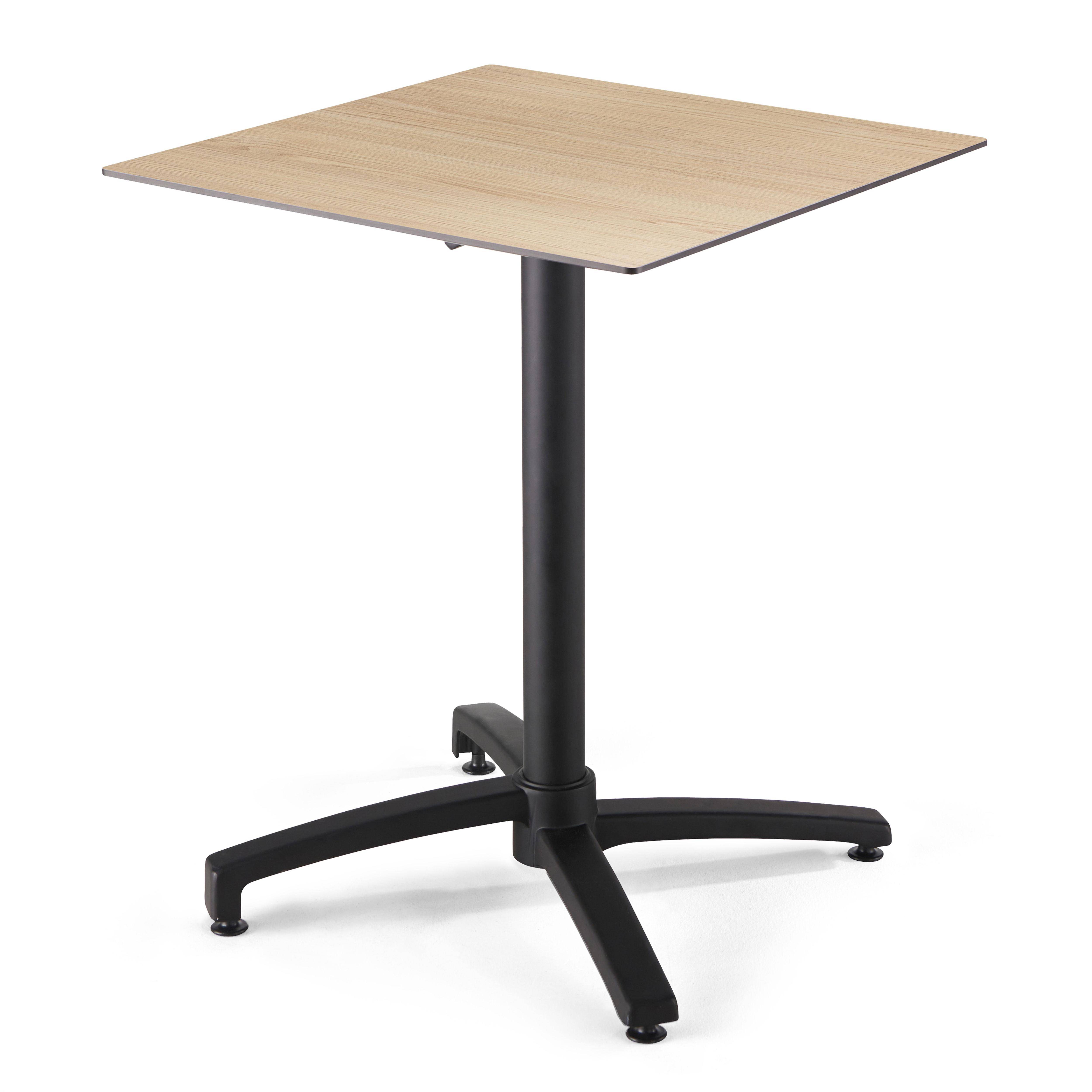 Oviala - Table de terrasse 60 cm inclinable stratifié en beton chêne naturel Opéra - Oviala - Imagen 1
