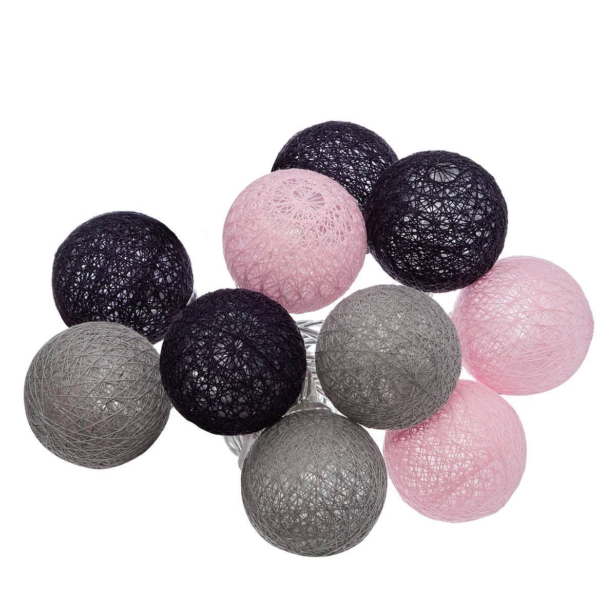 Atmosphera - Guirlande LED à piles 10 boules - Atmosphera Créateur d'intérieur - Image 2