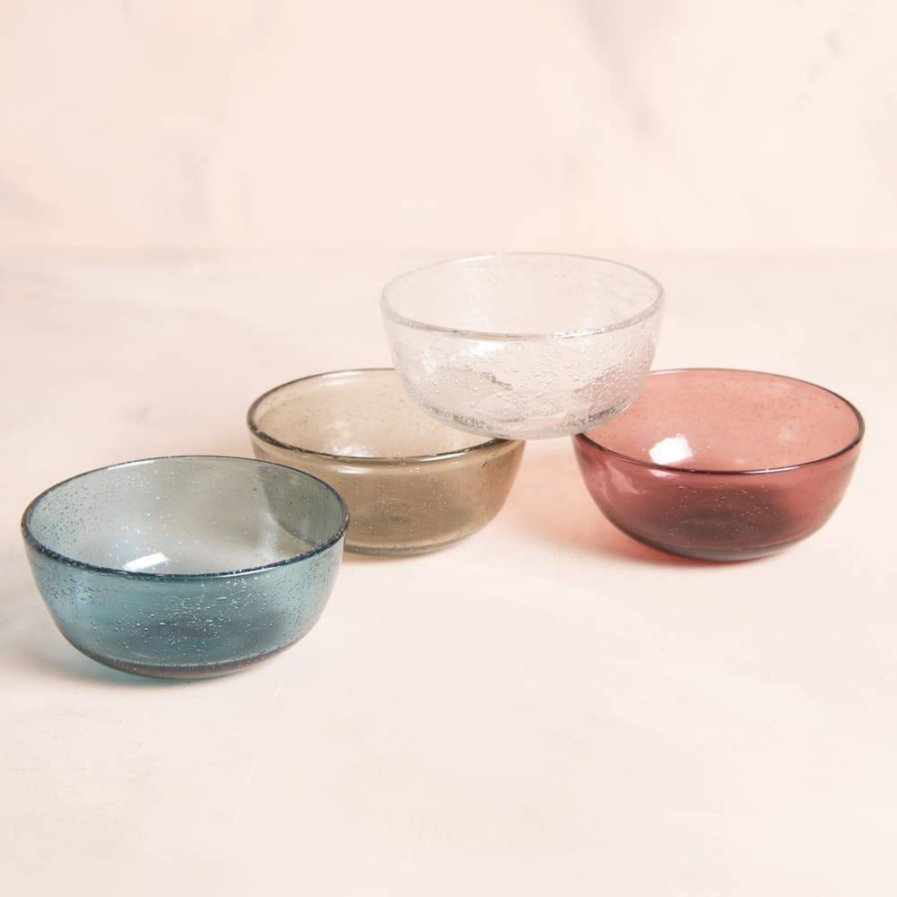 Coupelle Bullée bleu 12 cm (lot de 6) - Image 3
