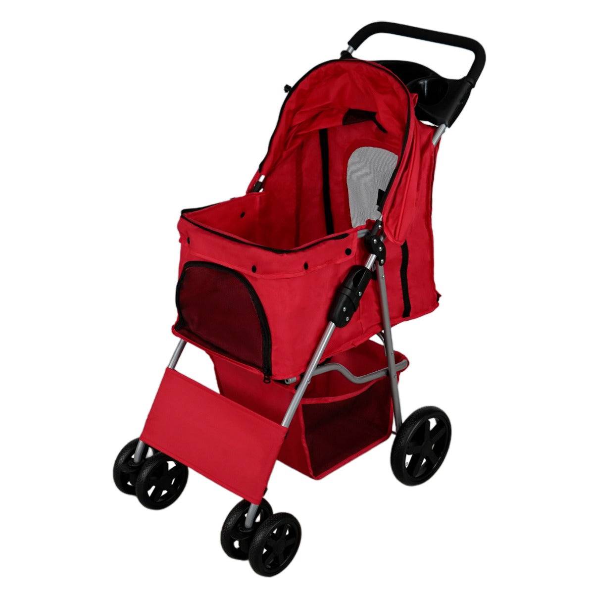 Monstershop - Poussette pour Animal de Compagnie – Rouge - Monstershop - Imagen 1