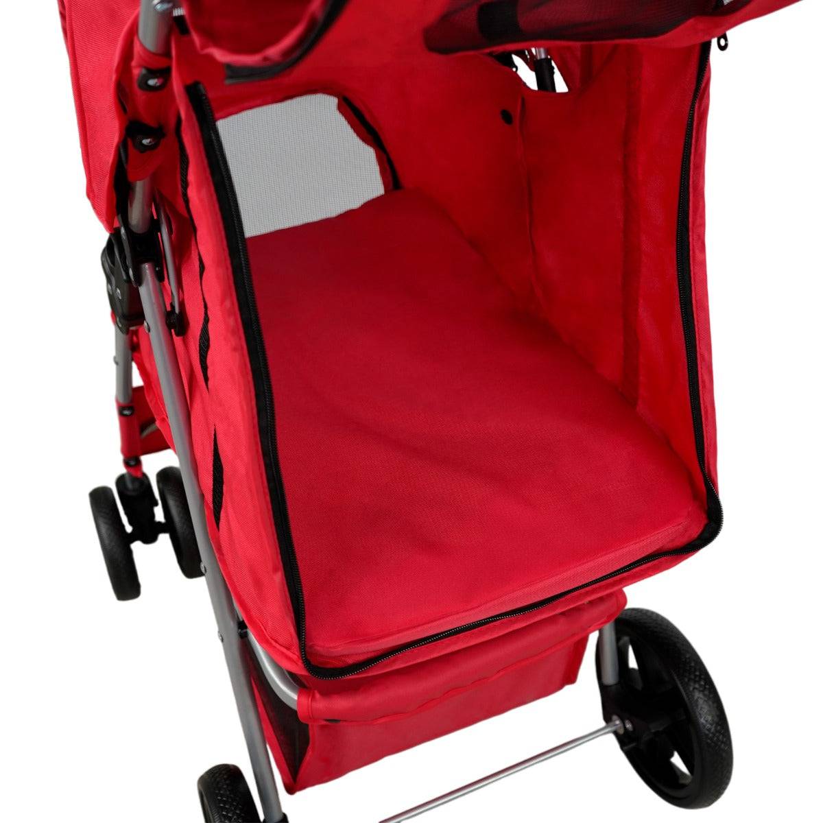 Monstershop - Poussette pour Animal de Compagnie – Rouge - Monstershop - Imagen 4