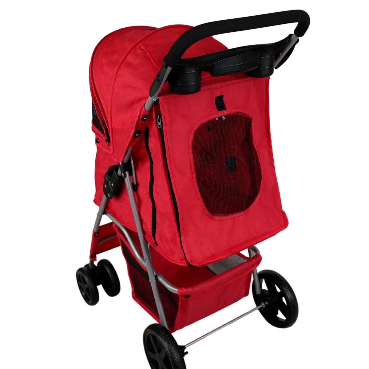 Monstershop - Poussette pour Animal de Compagnie – Rouge - Monstershop - Imagen 3