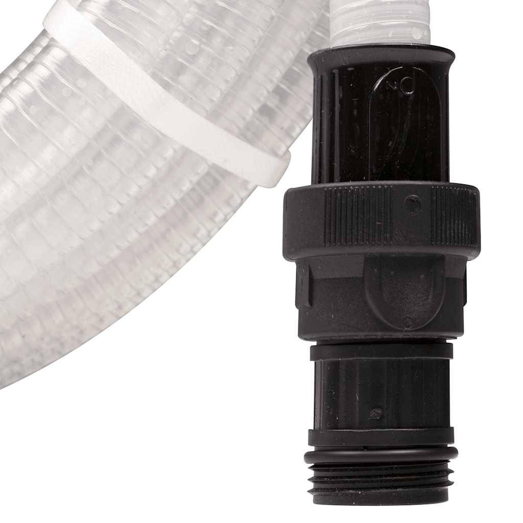 Vidaxl - Tuyau d'aspiration avec raccords en PVC transparent 1" 10 m PVC vidaXL 151075 - Image 7
